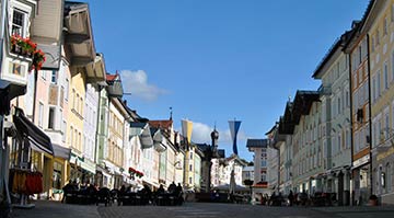 Die Marktstrasse in Bad Tölz