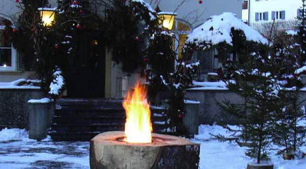 Feuer im Winter